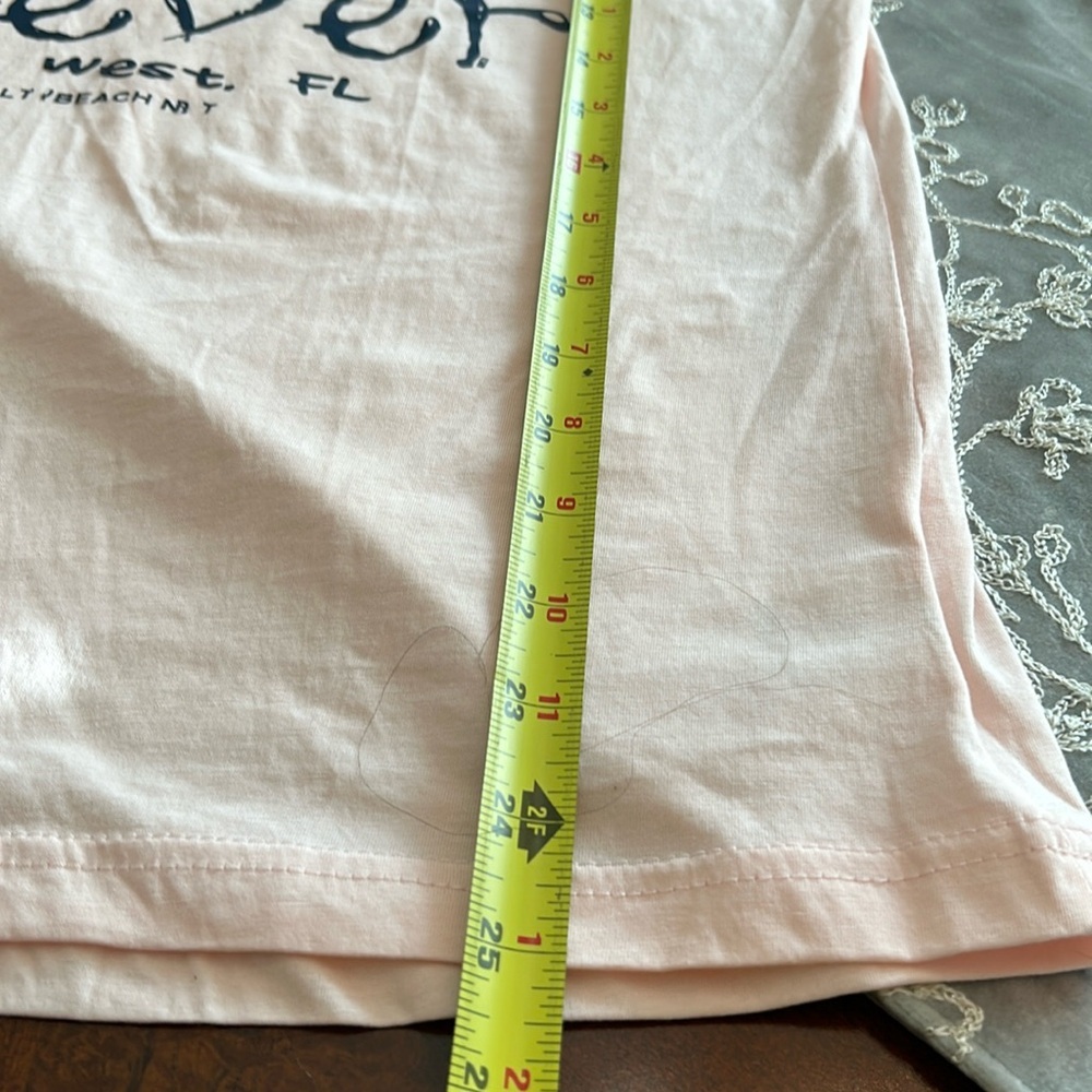 NWT KIWI & PUNCH SHORT SLEEVE T-SHIRT V-NECK LIGHT PINK  TEE SIZE LARGE - Picture 7 of 8